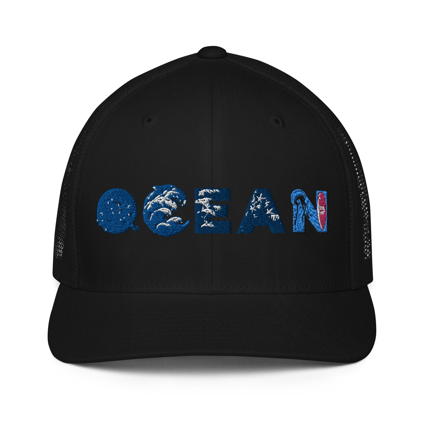 Closed-back trucker cap